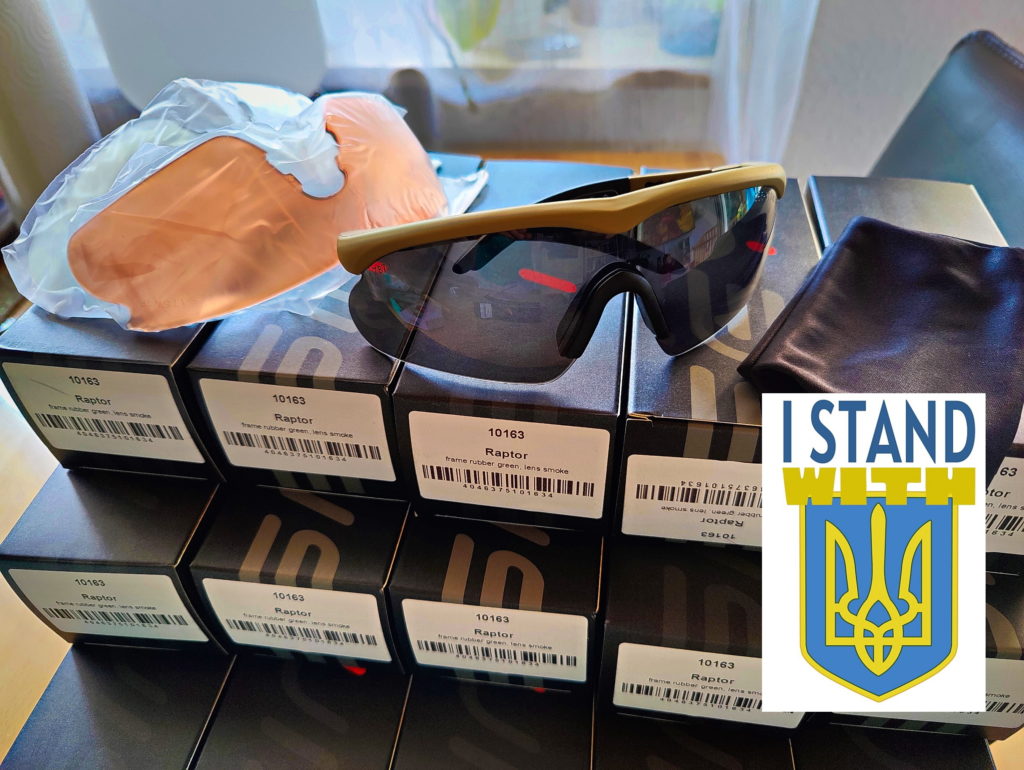 Taktische Brillen für Soldaten in Ukraine